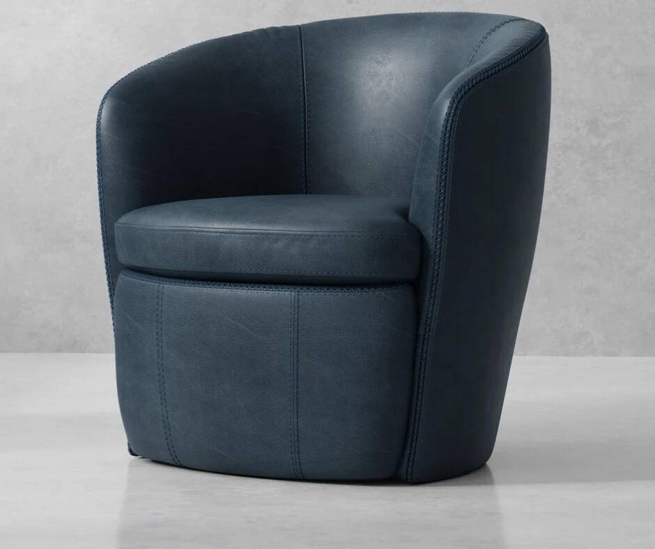 Barolo Club Chair-Navy