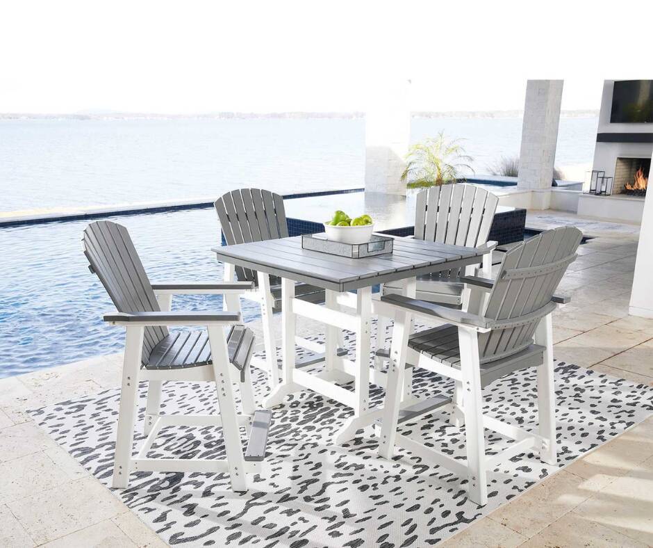 Transville Counter Height Square patio set